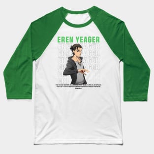 Eren Yeager Baseball T-Shirt